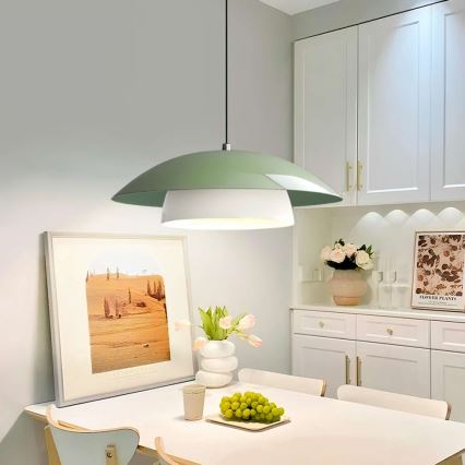Lampa MOONLIGH hängande 1xE27/40W/230V grön