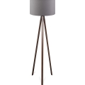 Lampå på fot AYD 1xE27/40W/230V brun/grå