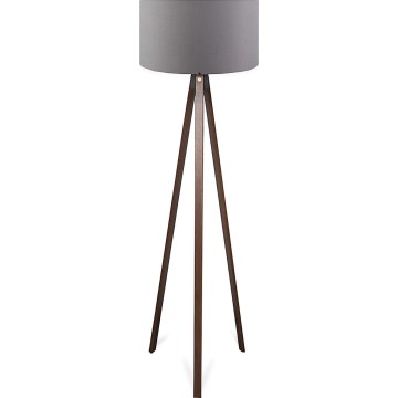 Lampå på fot AYD 1xE27/40W/230V brun/grå