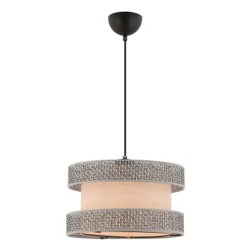 Lampan i tak HALO 1xE27/60W/230V beige/grå