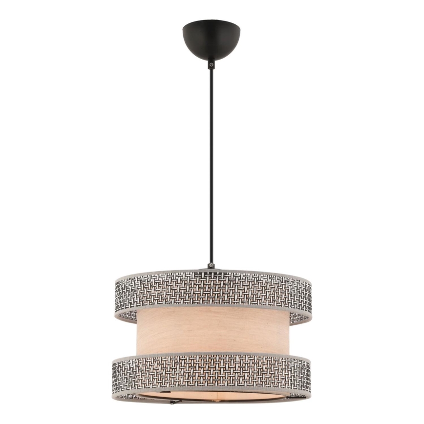 Lampan i tak HALO 1xE27/60W/230V beige/grå