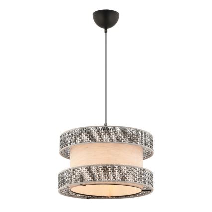 Lampan i tak HALO 1xE27/60W/230V beige/grå