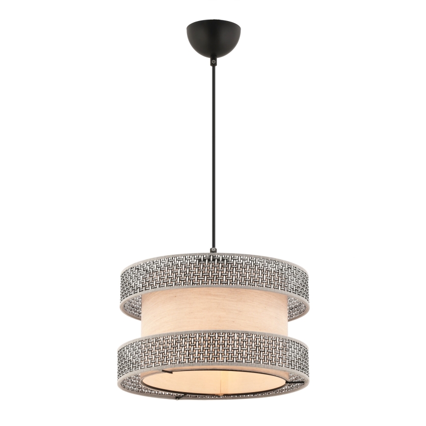 Lampan i tak HALO 1xE27/60W/230V beige/grå