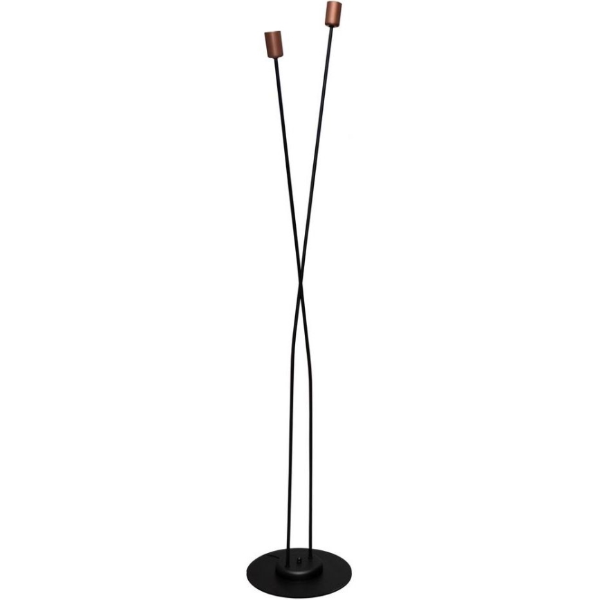 Lampstativ HARVARD 2xE27/15W/230V koppar