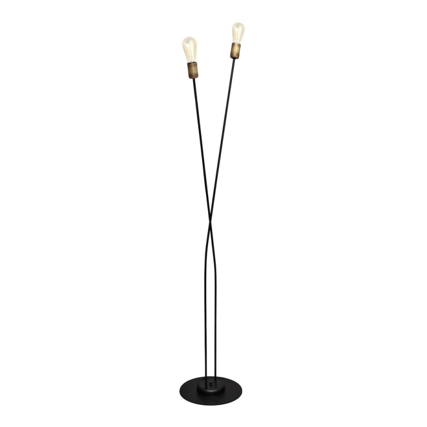 Lampstativ HARVARD 2xE27/15W/230V mässing