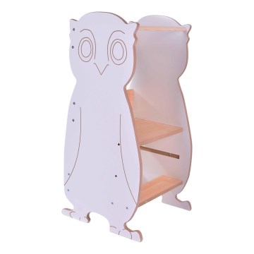 Lärande torn OWL vit/lönn