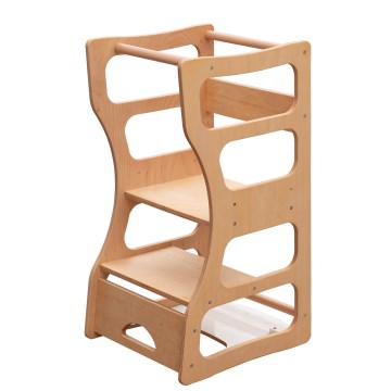 Lärplattform för barn TWINN 83x45 cm, brun