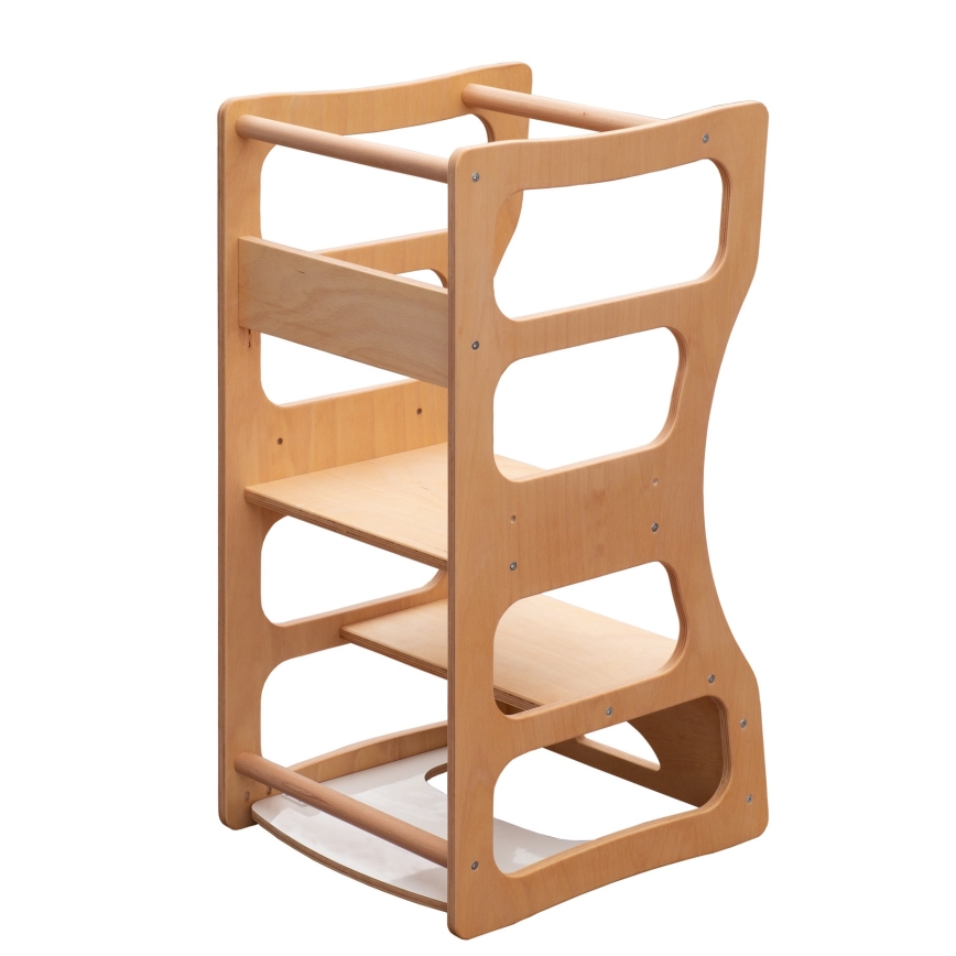 Lärplattform för barn TWINN 83x45 cm, brun