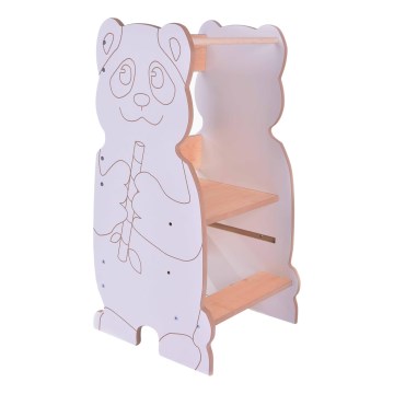 Lärplattform PANDA vit/lönn