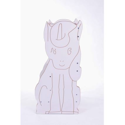 Lärande torn UNICORN vit