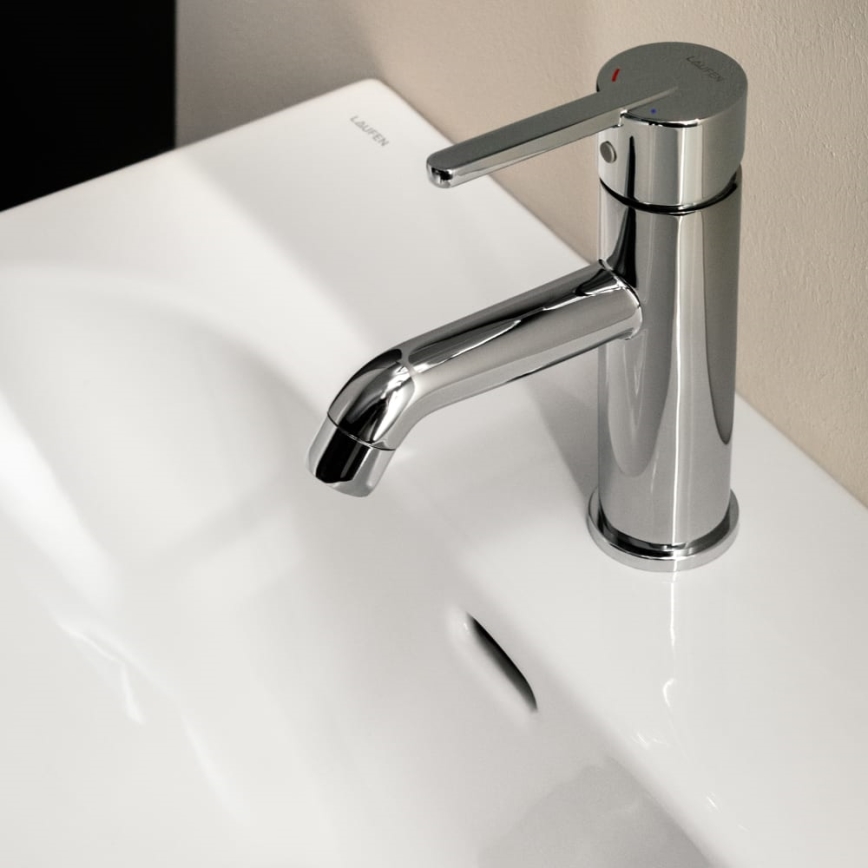 LAUFEN H3110810041201 - Kran till handfat LUA 19,2 cm skinande krom