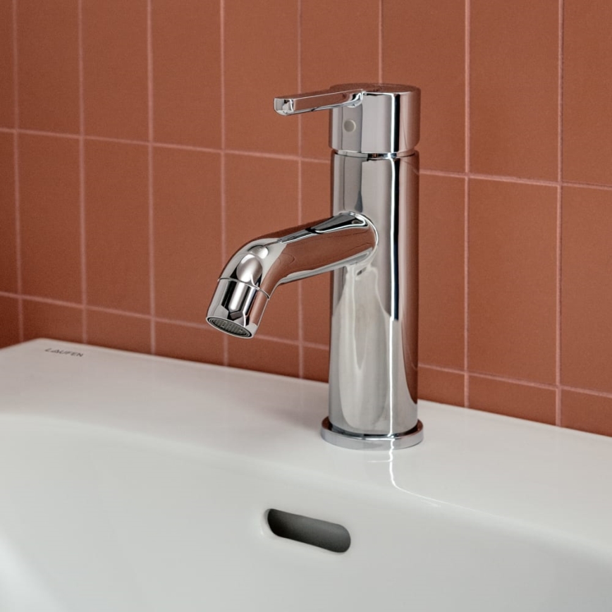 LAUFEN H3110810041201 - Kran till handfat LUA 19,2 cm skinande krom