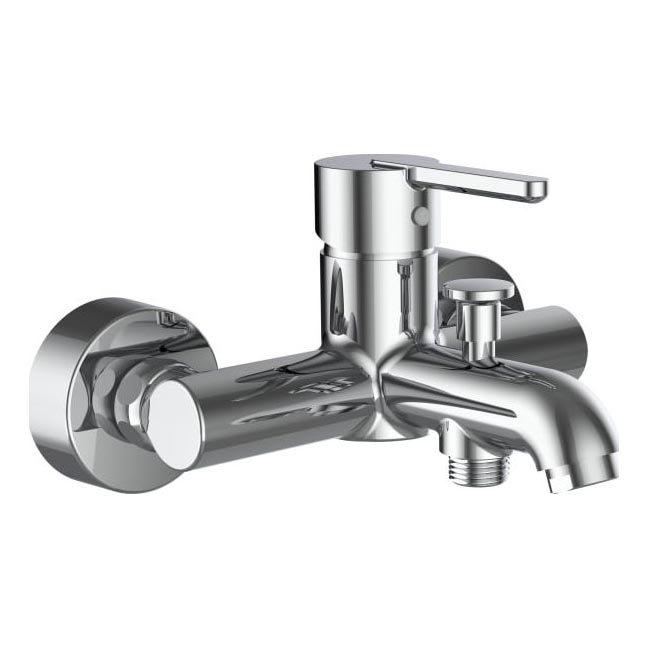 LAUFEN H3210810044001 - Kran till badkar LUA skinande krom
