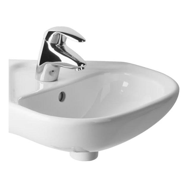 LAUFEN H8166120001311 - Vägghängt handfat i hörn PRO 45x46 cm keramik/vit
