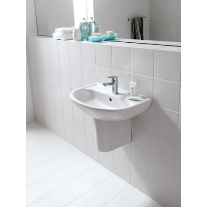 LAUFEN H8199510000001 - Täcklock för tvättställssifon PRO 21x28,5 cm keramik/vit