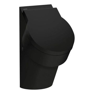 LAUFEN H8402817160001 - Urinal med öppningar för VAL-lock, bakre vattenanslutning, bakre avloppsanslutning, keramik/matt svart