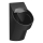 LAUFEN H8402867160001 - Urinal med sensor VAL 230 V, bakanslutning och bakavlopp, keramik, matt svart