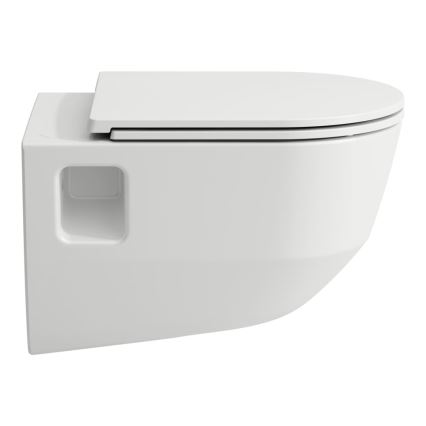 LAUFEN H8669540000001 - Vägghängd WC PRO keramik/vit + toalettsits SoftClose PRO duroplast/vit