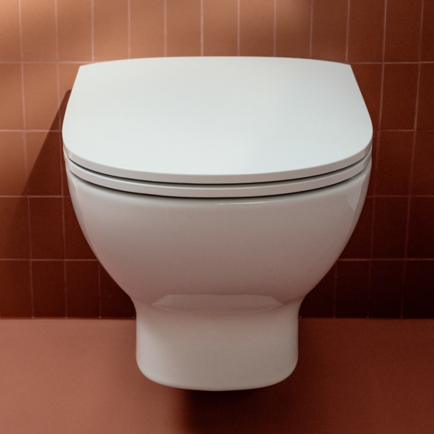 LAUFEN H8910830000001 - Toalettsits SoftClose LUA duroplast/vit
