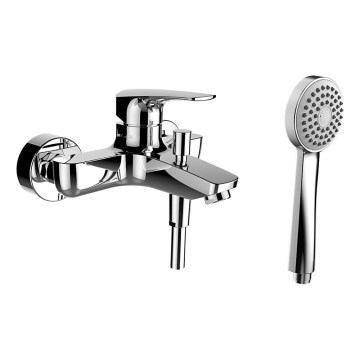 LAUFEN HF500760100600 - Badkarsset med kran LAURIN skinande krom