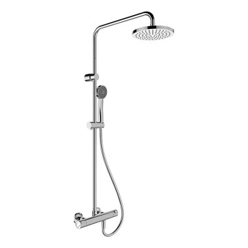 LAUFEN HF500957100600 - Duschutrustning med termostat CITYPRO skinande krom
