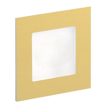 LDST AN-01-SZ-BC9 - LED Trappljus ängel 9xLED/1.2W/230V guld 3500K