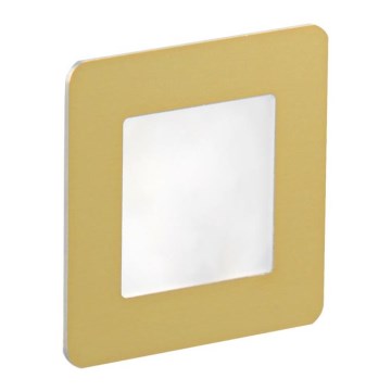LDST DI-01-SZ-BC9 - LED Trappljus DIANA 9xLED/1,2W/230V guld 3500K