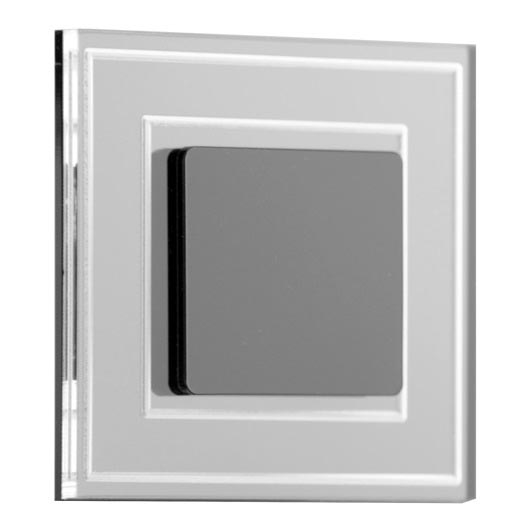 LDST KE-01-CB-BC8- LED Trappljus KELLY 8xLED/1.2W/230V glansig svart