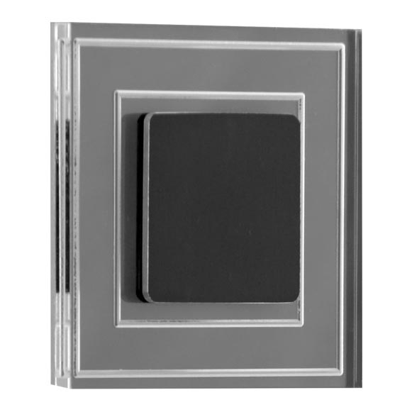 LDST KE-01-SC-BZ8 - LED Trappljus KELLY 8xLED/1,2W/230V matt svart