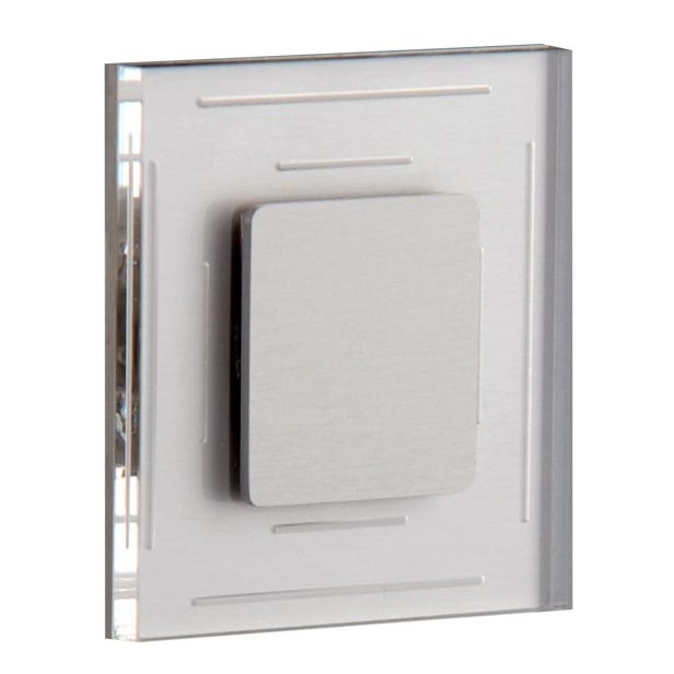 LDST SP-01-SS-BZ8 - LED Trappljus SPACE 8xLED/1,2W/230V matt krom