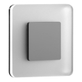 LDST SW-01-CB-BZ8 - LED Trappljus SWIFT 8xLED/1,2W/230V glansig svart