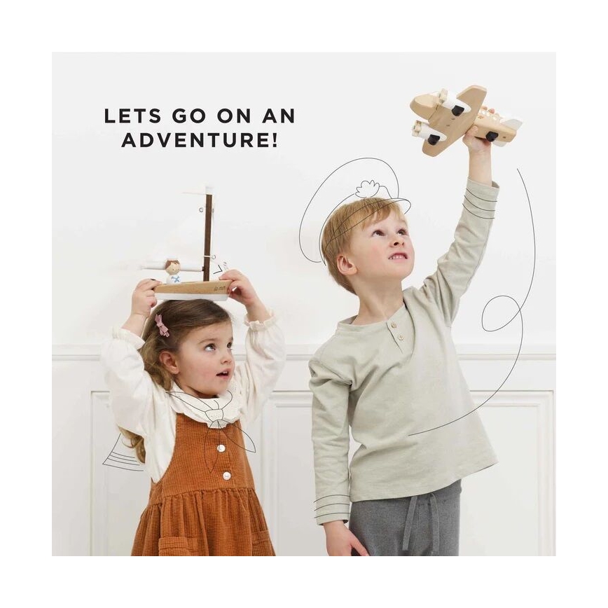 Le Toy Van - Trä flygplan