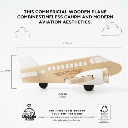 Le Toy Van - Trä flygplan