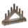 LED Adventsljusstake 7xLED/2xAA varm vit