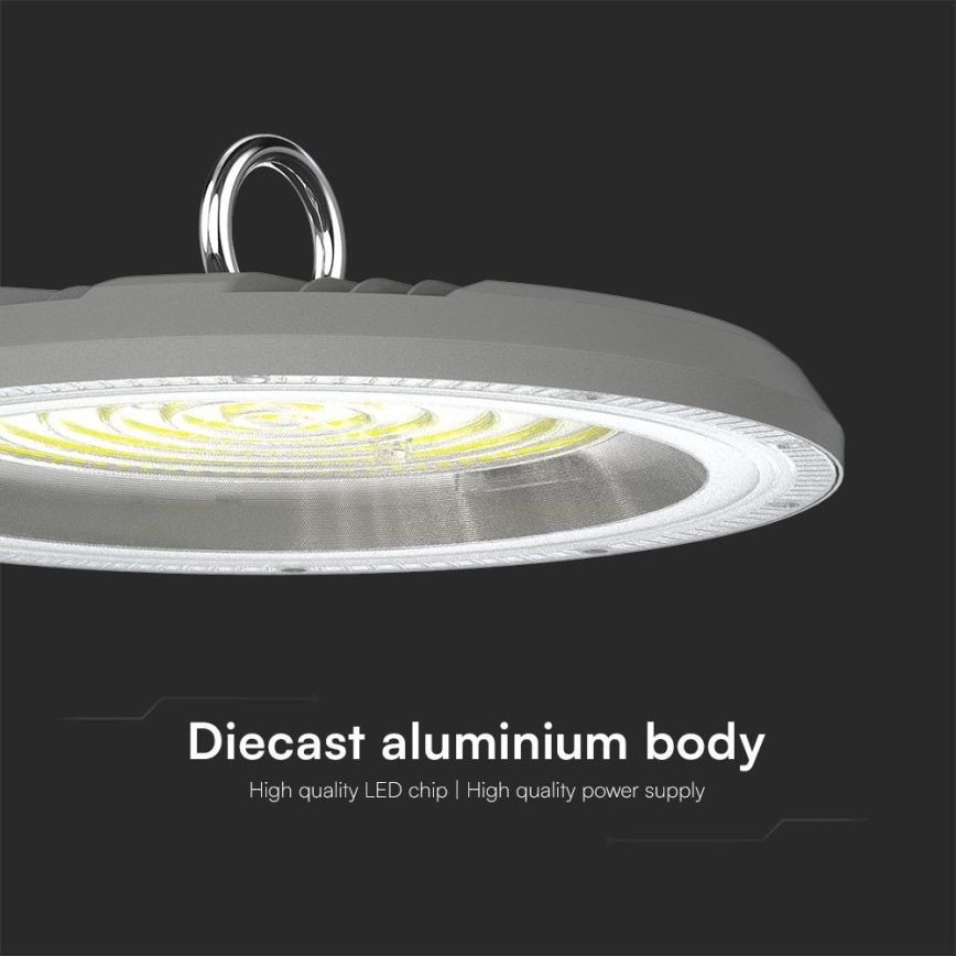 LED arbetsbelysning High Bay LED/100W/230V 3000/4000/6500K IP65 ø 23,5 cm