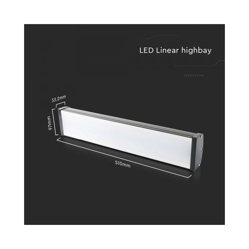 LED arbetsbelysning High Bay LED/100W/230V 6500K IP65