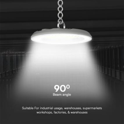 LED arbetsbelysning High Bay LED/150W/230V 3000/4000/6500K IP65 ø 27,7 cm