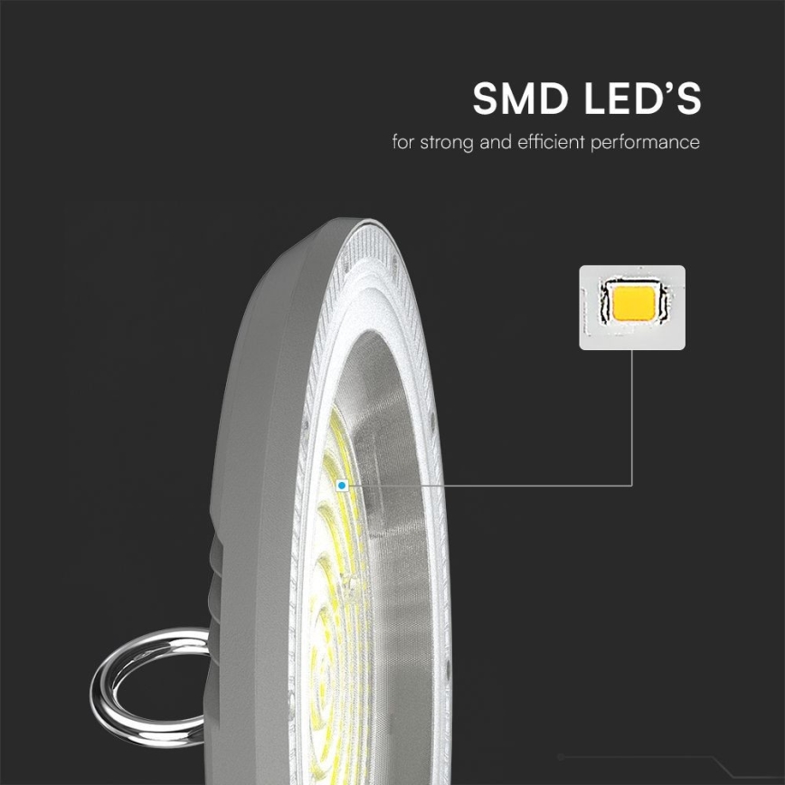 LED arbetsbelysning High Bay LED/150W/230V 3000/4000/6500K IP65 ø 27,7 cm