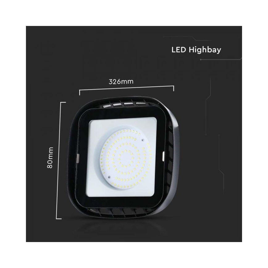 LED arbetsbelysning High Bay LED/200W/230V 6500K IP65
