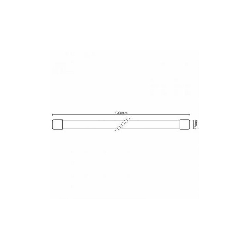 LED arbetsbelysning LED/36W/230V IP40