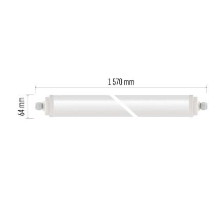 LED arbetsbelysning LED/51W/230V IP65 4000K 157 cm