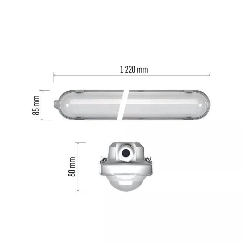 LED arbetsbelysning med nödmodul EMERGENCY LED/40W/230V 4000K 122 cm IP66