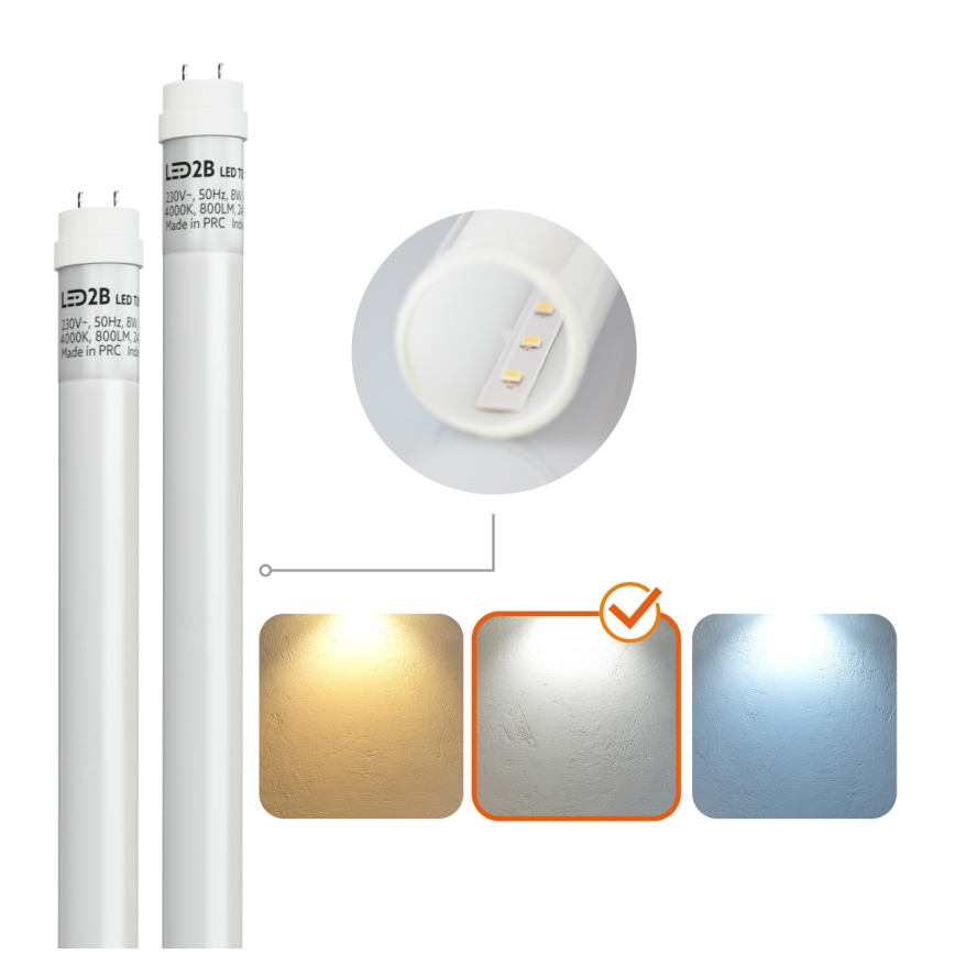 LED arbetsrörsljus  T8 2xG13/18W/230V 4000K IP65