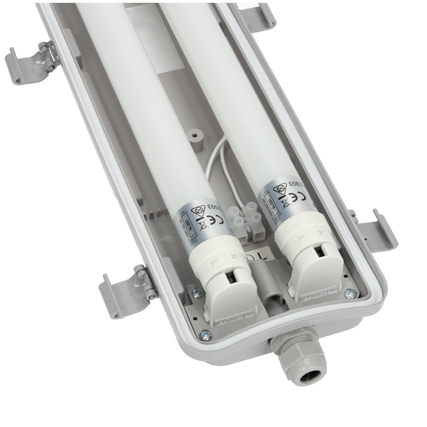LED arbetsrörsljus  T8 2xG13/18W/230V 4000K IP65