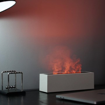 LED Aromadiffusor och luftfuktare med flammimulering LED/10W/5V