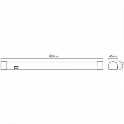 LED Badrum spegelbelysning LED/15W/230V 4000K IP44