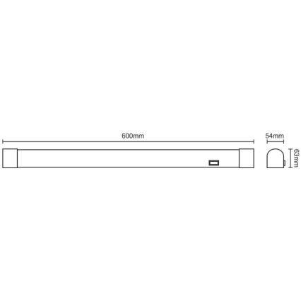 LED Badrum spegelbelysning LED/15W/230V 4000K IP44