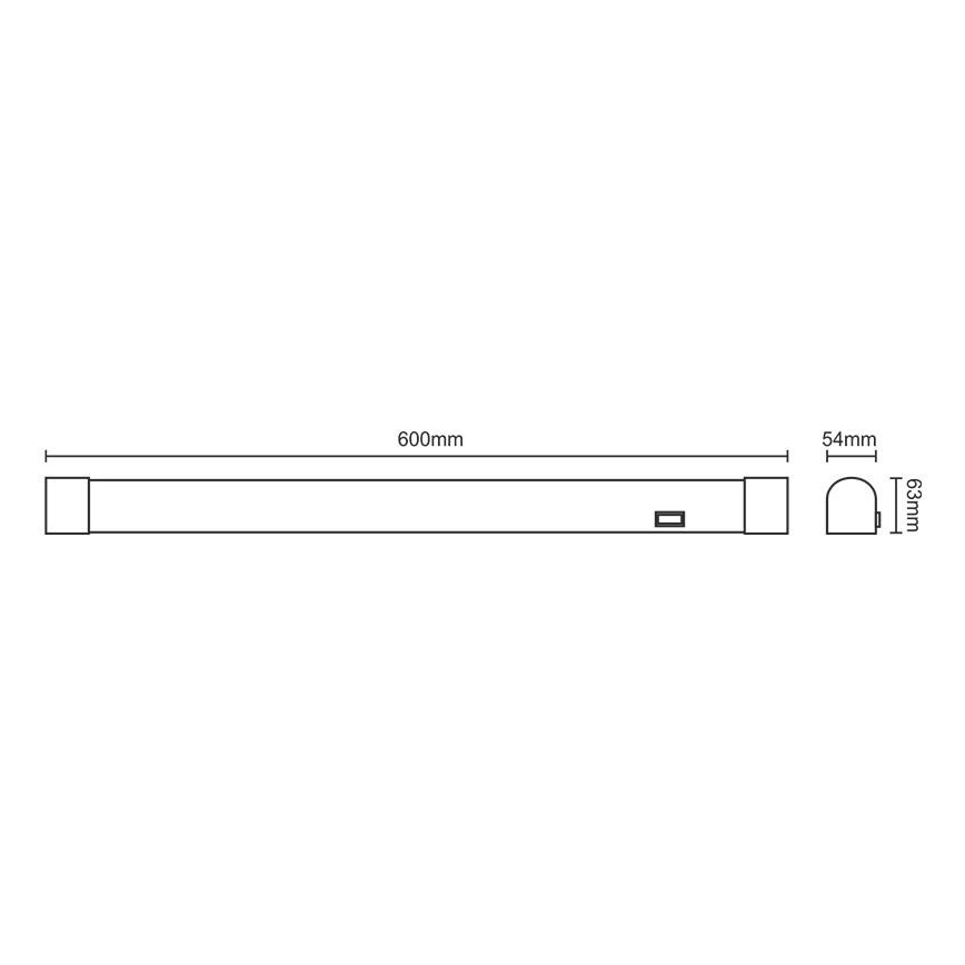 LED Badrum spegelbelysning LED/15W/230V 4000K IP44