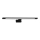 LED Badrum spegelbelysning SHINE LED/12W/230V IP44 svart