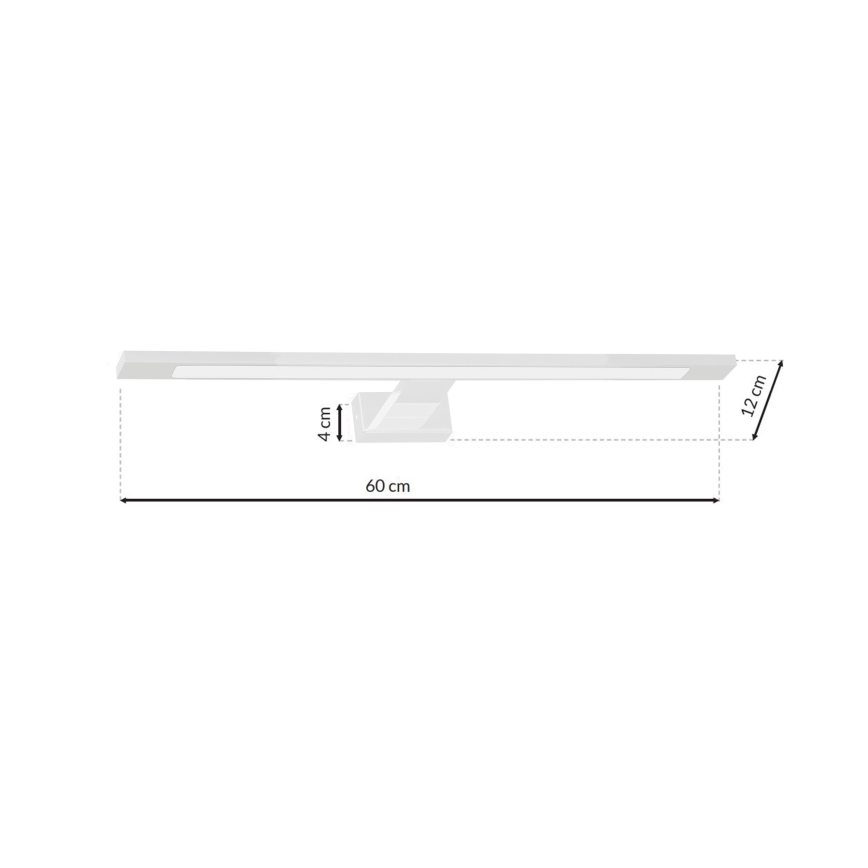 LED Badrum spegelbelysning SHINE LED/12W/230V IP44 vit